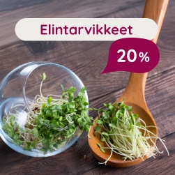 Elintarvikkeet 20 %